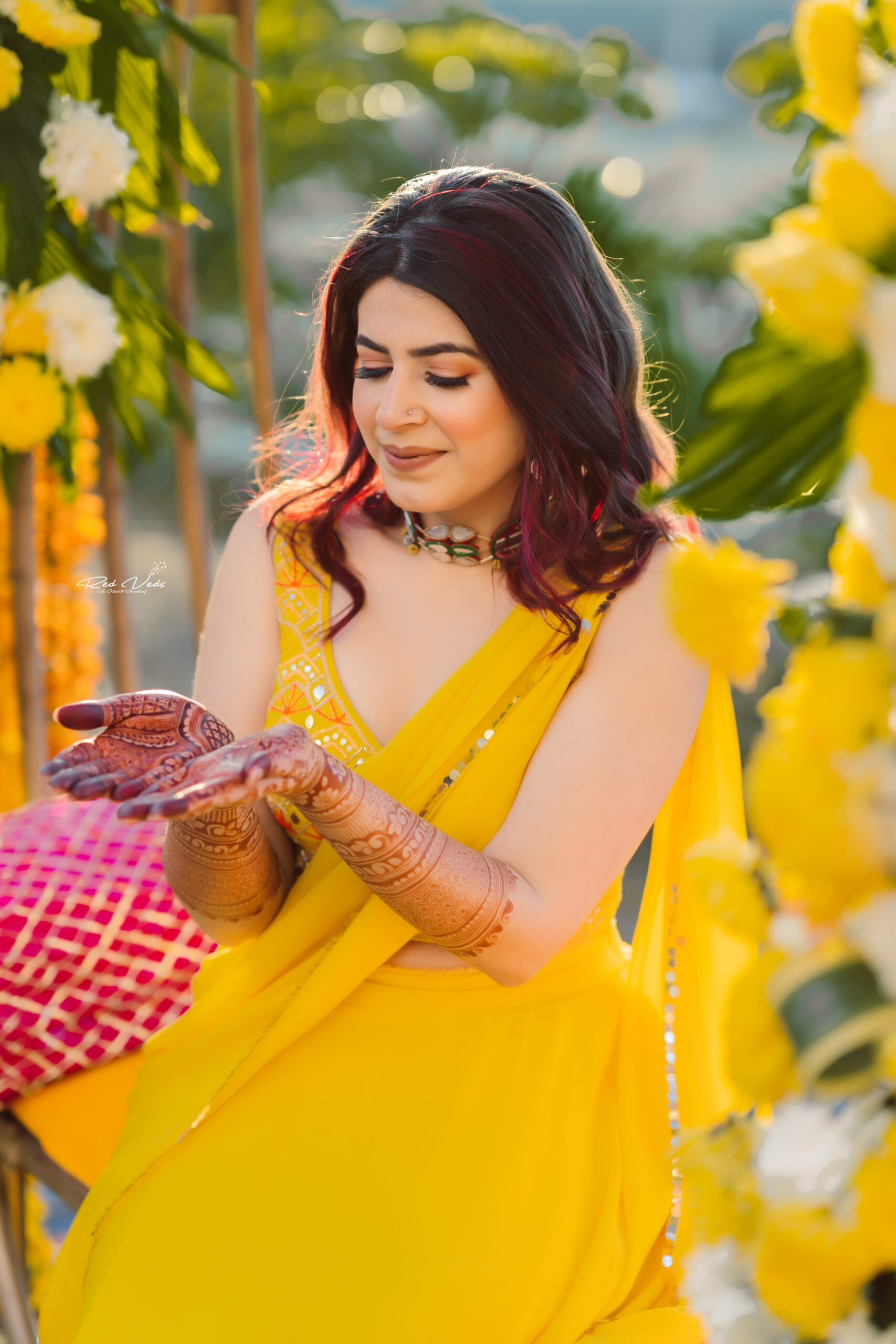 Outfits with unique color combinations for your Haldi ceremony