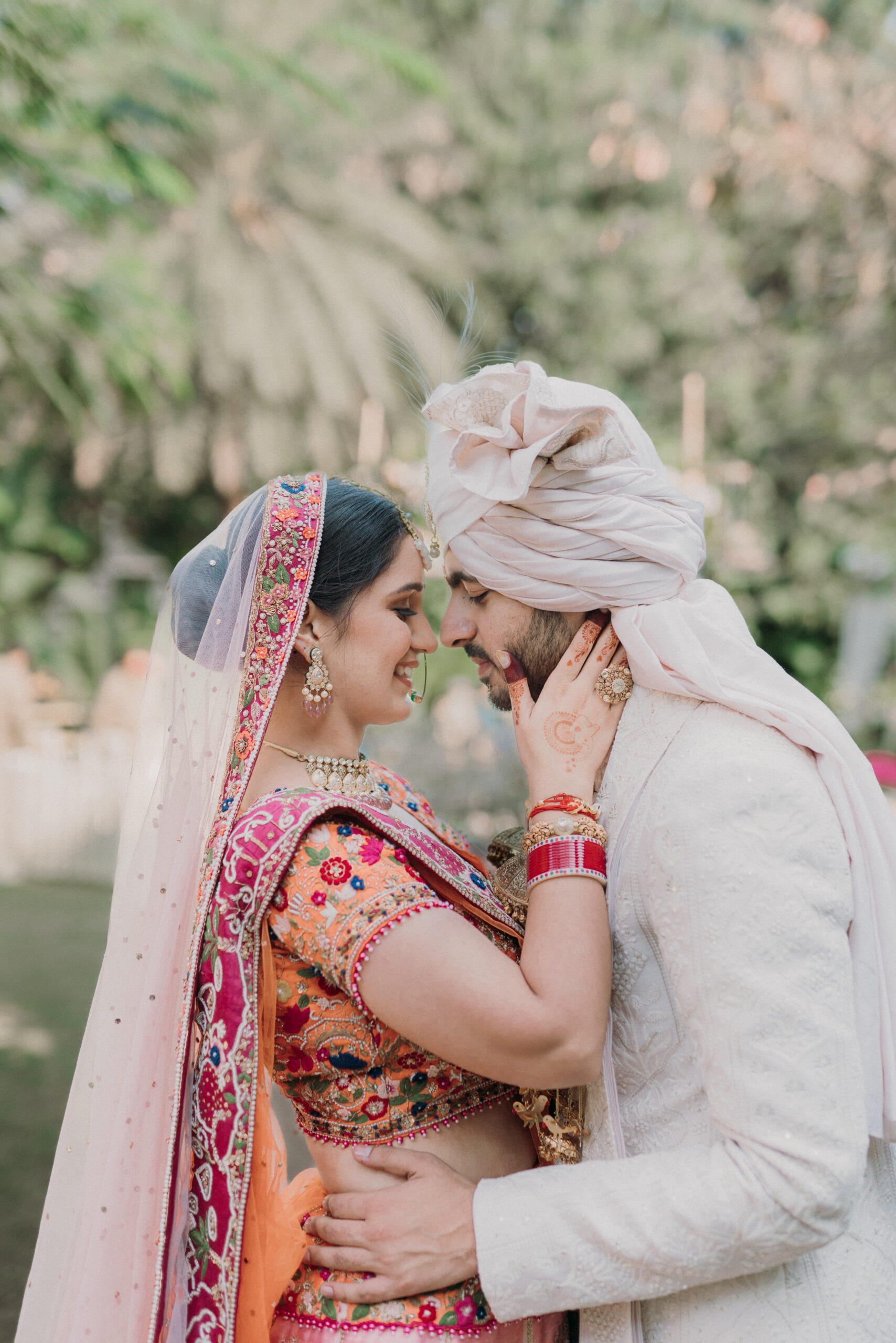 Love story of indian couple posed outdoor. Stock Photo | Adobe Stock