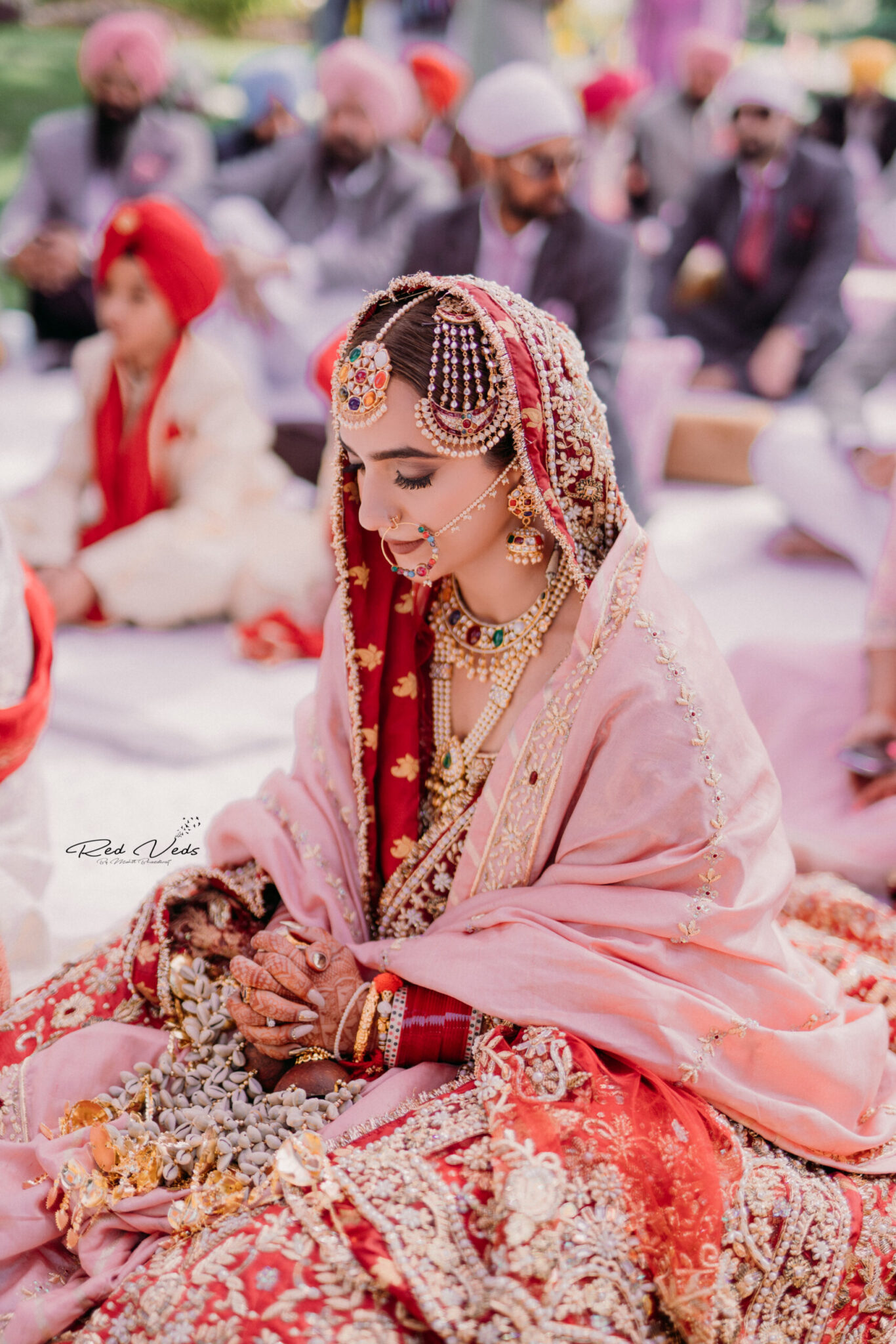 Beautiful Indian wedding couple on summer day :: Stock Photography Agency  :: Pixel-Shot Studio